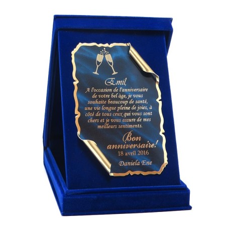 Cadou cu mesaj in limba franceza