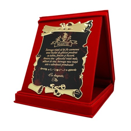 Cadou personalizat cu mesaj de 1 Martie