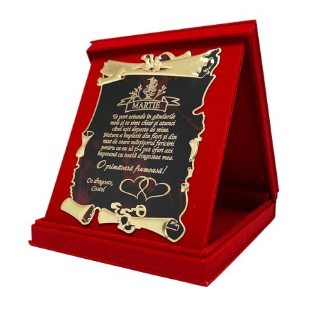 Cadou personalizat cu mesaj de 1 Martie