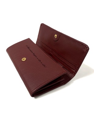 Portofel femeie personalizat Burgundy