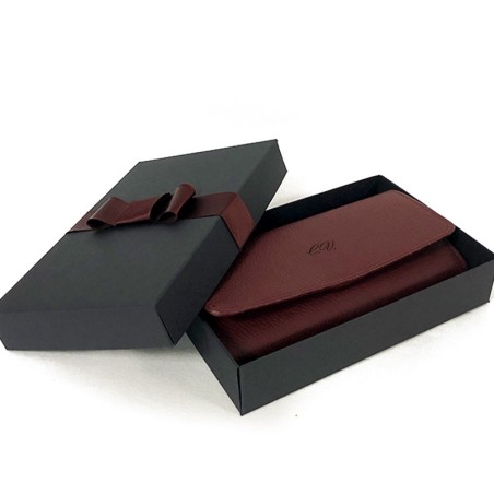 Portofel femeie personalizat Burgundy