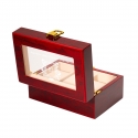 Cutie personalizata 3 ceasuri lemn rouge