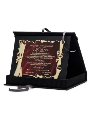 Cutie piele handmade Cadou pentru EL