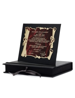 Cutie piele handmade Cadou pentru EL