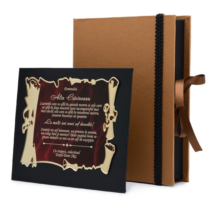 Cutie piele handmade Cadou pentru sef Cutie piele handmade Cadou pentru sef