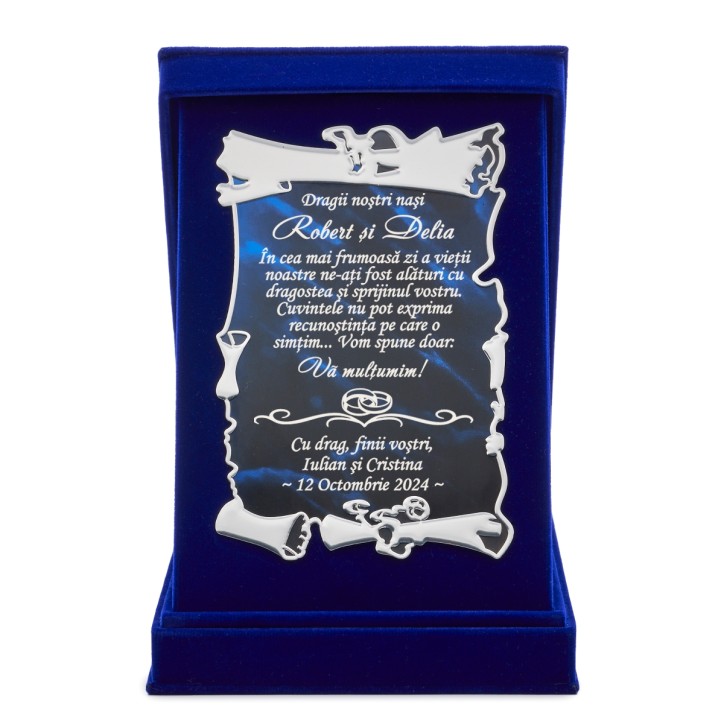 Cadou de multumire pentru Nasii de nunta Cadou de multumire pentru Nasii de nunta