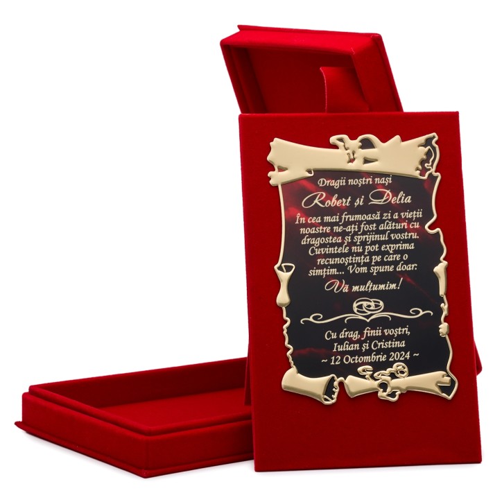 Cadou de multumire pentru Nasii de nunta Cadou de multumire pentru Nasii de nunta