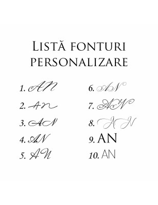 Geanta din piele personalizata Blossom