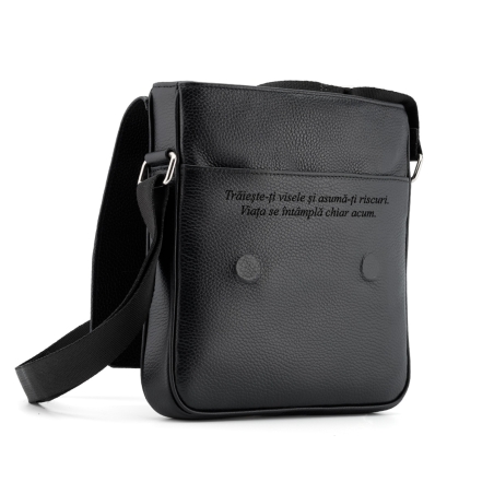Borsetă din piele naturală personalizată – cadou elegant pentru bărbați